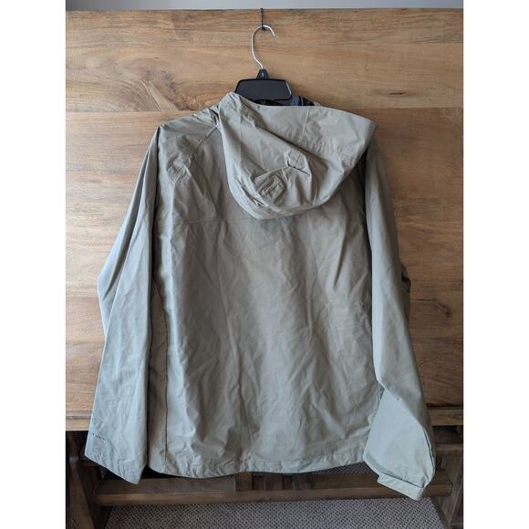 Columbia Piney River EXS Jacket Mens XL Green Waterproof Eain Hooded Full Zip - Picture 3 of 4